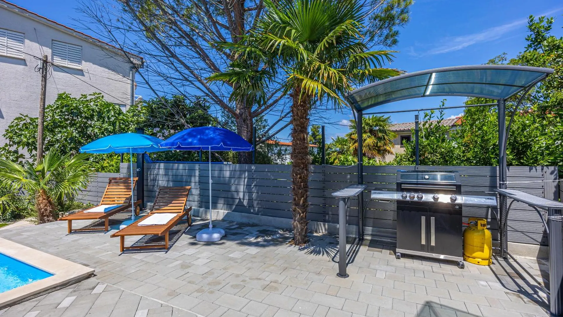 Villa Nina Malinska 150M From The Beach, Swimming Pool Vantacici